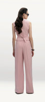 Clementine Straight Wide Leg Velvet Floor Length Pants - MEAN BLVD