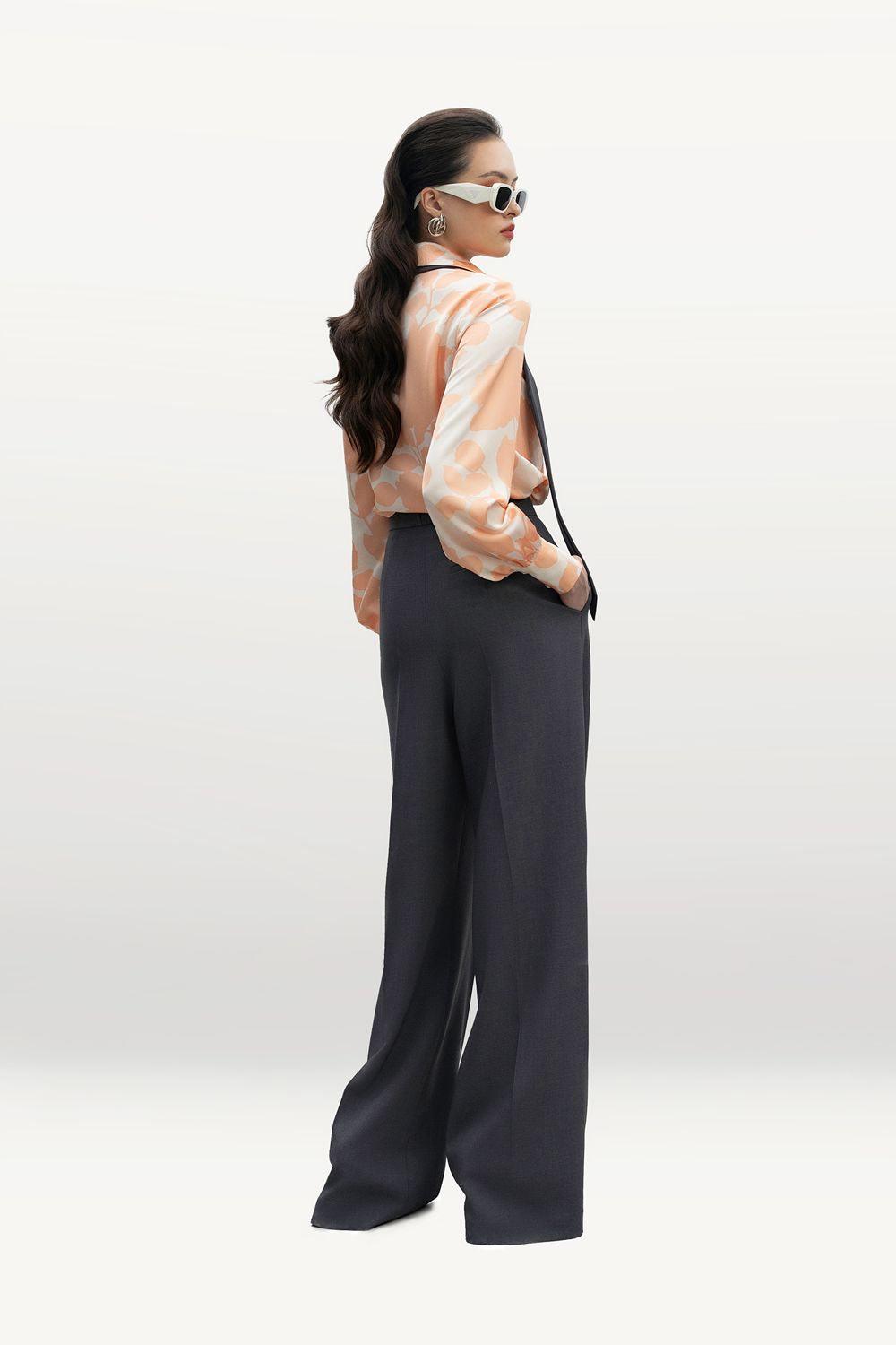 Clementine Straight Wide Leg Velvet Floor Length Pants - MEAN BLVD