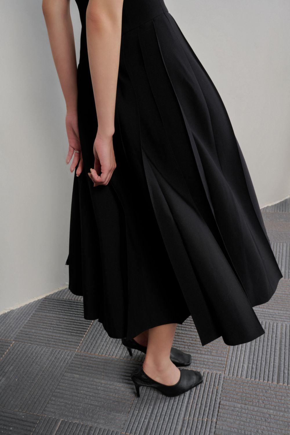 Climb Fit and Flare Sleeveless Cotton Midi Dress - MEAN BLVD