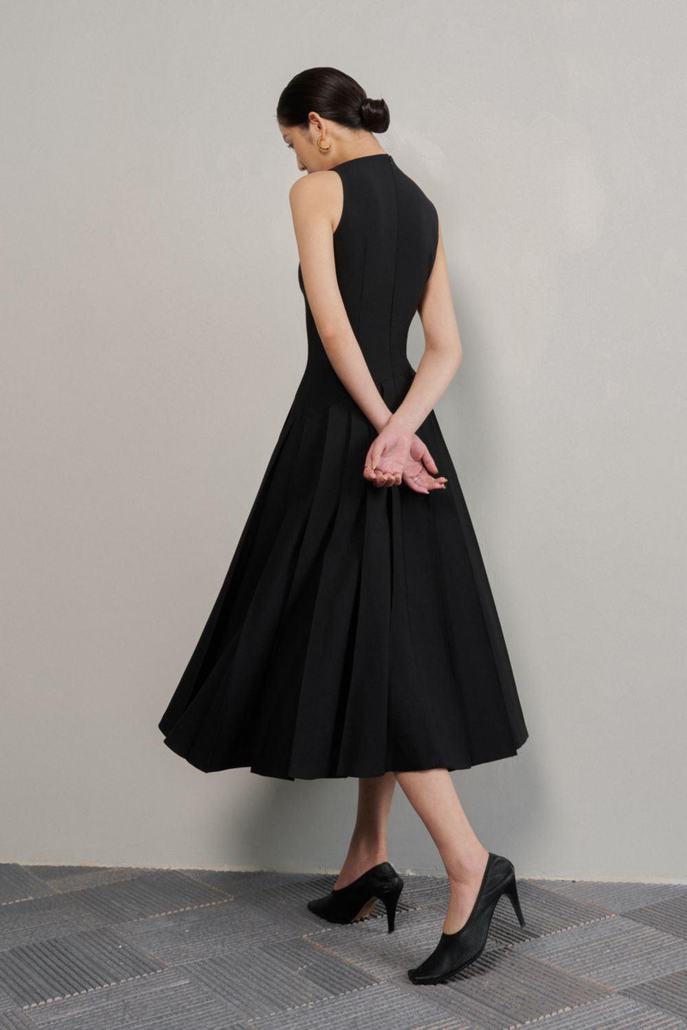 Climb Fit and Flare Sleeveless Cotton Midi Dress - MEAN BLVD