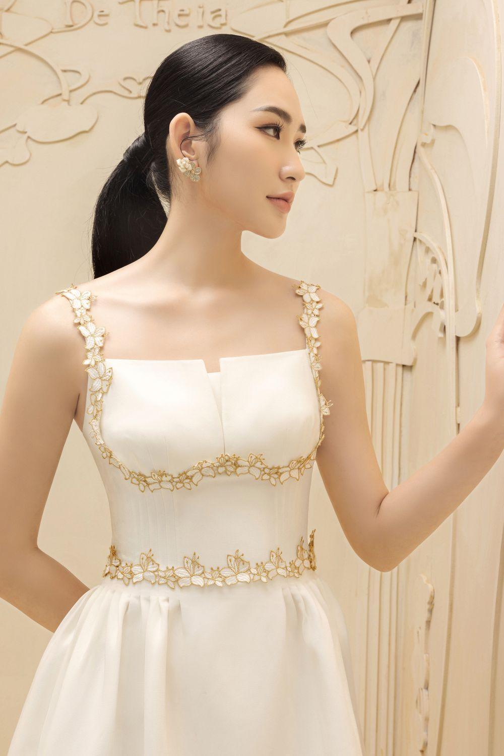 Colette A-line Square Neck Polycotton Mini Dress - MEAN BLVD