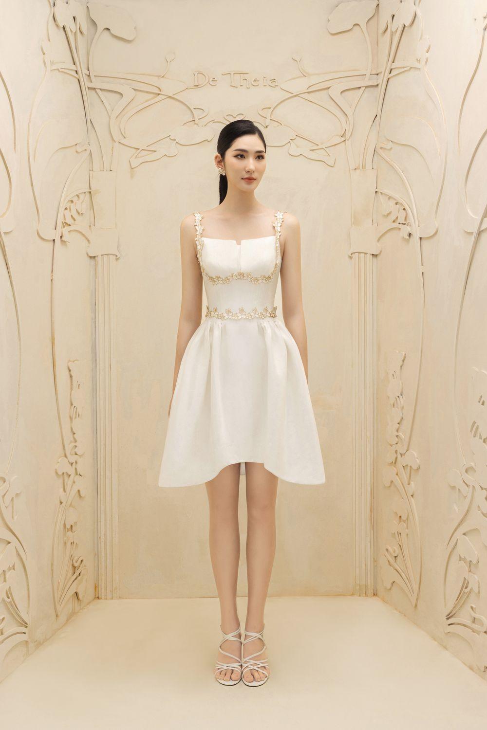 Colette A-line Square Neck Polycotton Mini Dress - MEAN BLVD