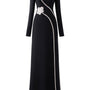 Convoy A-line Stone Velvet Floor Length Dress - MEAN BLVD