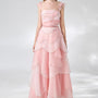 Copeland Layered Cap Sleeved Organza Ankle Length Dress - MEAN BLVD