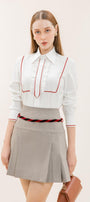 Cordelia Straight Collared Neck Kate Shirt - MEAN BLVD