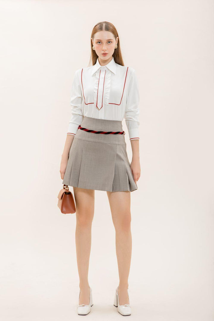 Cordelia Straight Collared Neck Kate Shirt - MEAN BLVD