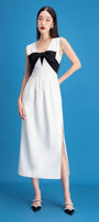 Cosy Sheath Side Slit Tweed Midi Dress - MEAN BLVD