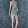 Crepuscule Sheath Stone Mesh Mini Dress - MEAN BLVD