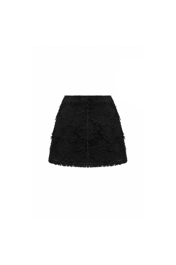 Crystal Beaded Mini Skirt - MEAN BLVD