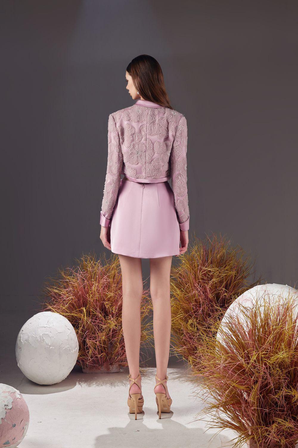 Cyan Cropped Tank Mesh Top - MEAN BLVD