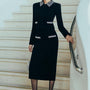 Cynthia Cropped Square Shoulder Velvet Jacket - MEAN BLVD