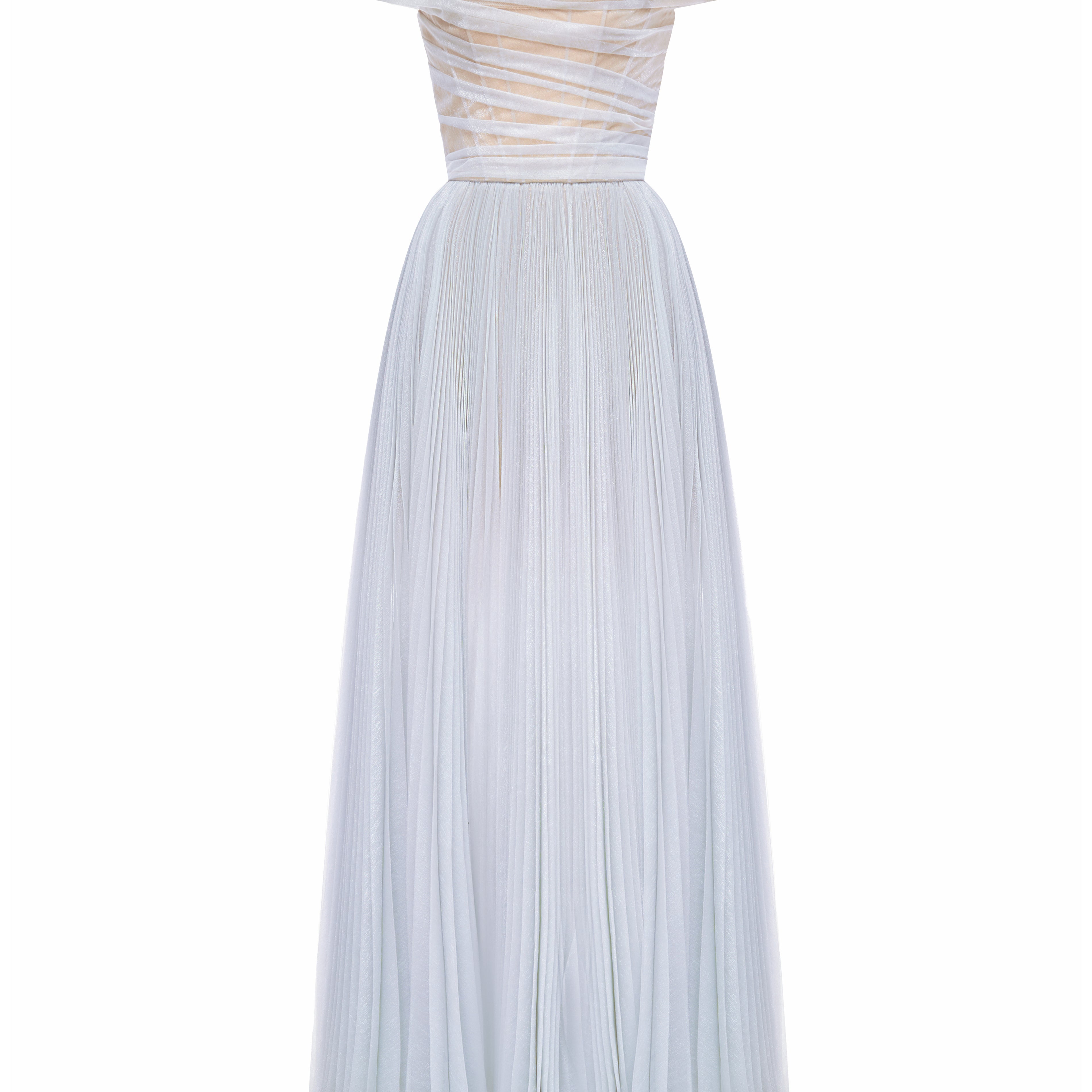 Aurora Off-Shoulder Draped Maxi Dress