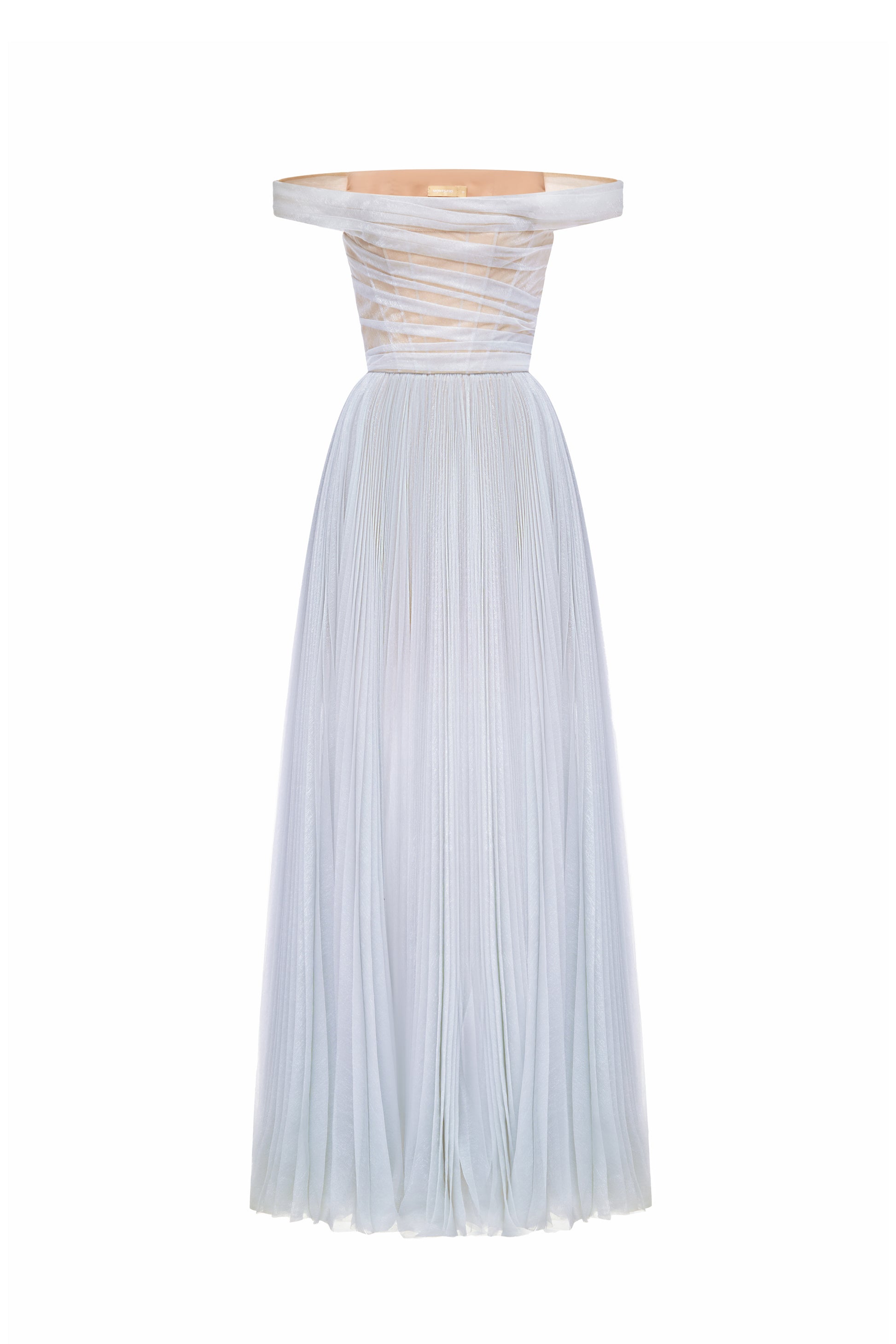 Aurora Off-Shoulder Draped Maxi Dress