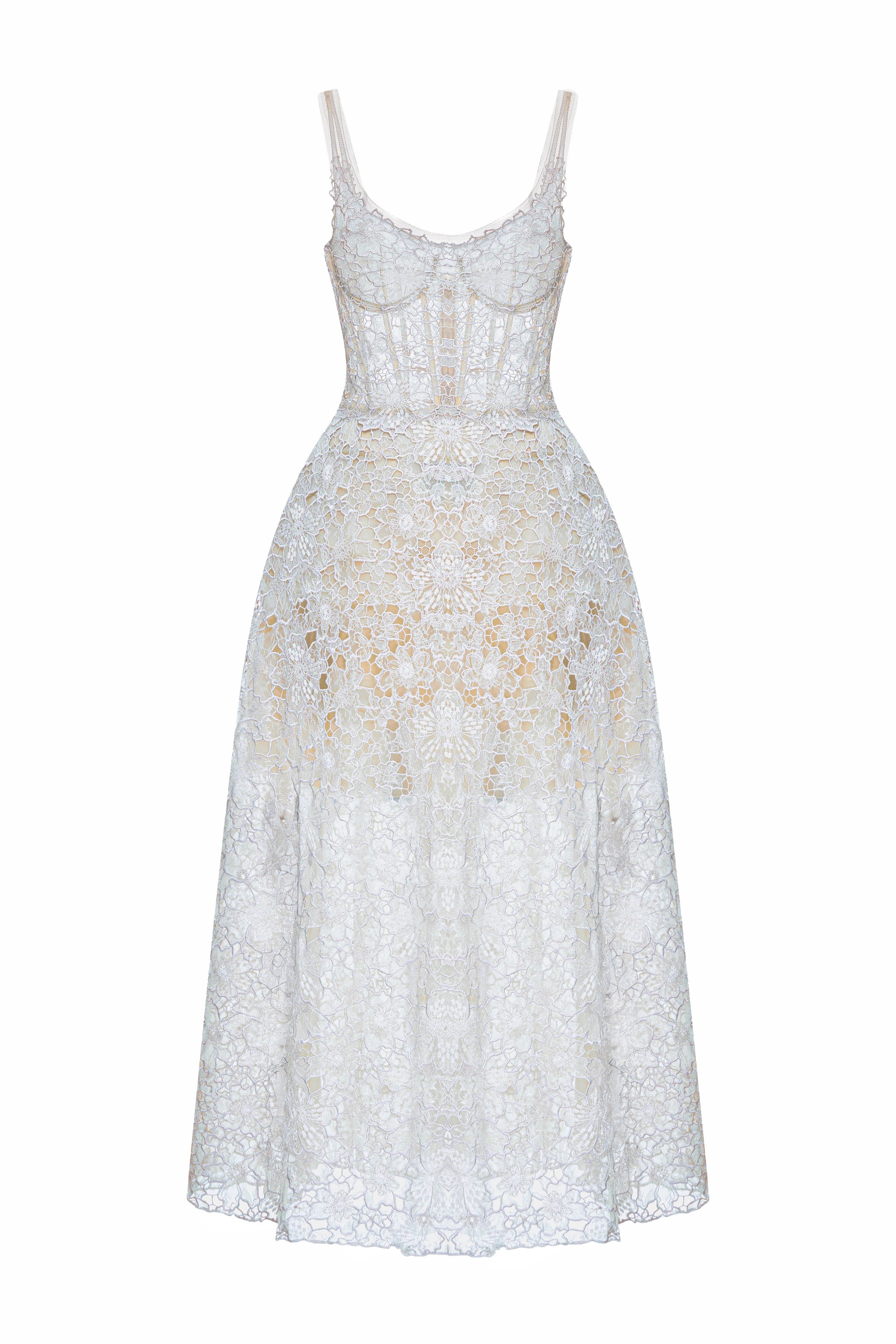 Seraphine Scoop Applique Maxi Dress