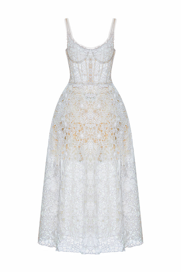 Seraphine Scoop Applique Maxi Dress