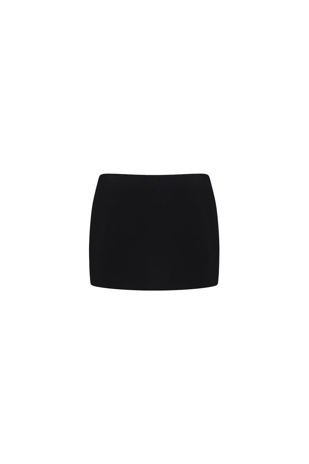 Daffodils Straight Basic Crepe Mini Skirt - MEAN BLVD
