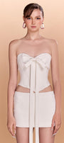 Daffodils Straight Basic Crepe Mini Skirt - MEAN BLVD