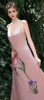 Daffor A-line Sleeveless Silk Satin Ankle Length Dress - MEAN BLVD