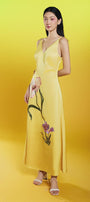 Daffor A-line Sleeveless Silk Ankle Length Dress - MEAN BLVD