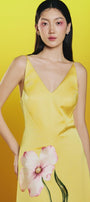 Daffor A-line Sleeveless Silk Ankle Length Dress - MEAN BLVD