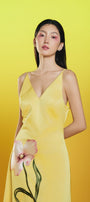 Daffor A-line Sleeveless Silk Ankle Length Dress - MEAN BLVD