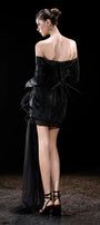 Dagger Off-Shoulder Mini Dress - MEAN BLVD
