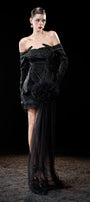 Dagger Off-Shoulder Mini Dress - MEAN BLVD