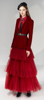 Dakota A-line Long Sleeved Mesh Maxi Set - MEAN BLVD