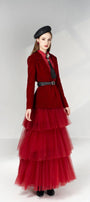 Dakota A-line Long Sleeved Mesh Maxi Set - MEAN BLVD