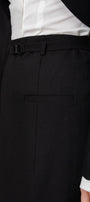 Dakota Sheath Welt Pocket Wool Ankle Length Skirt - MEAN BLVD