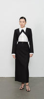 Dakota Sheath Welt Pocket Wool Ankle Length Skirt - MEAN BLVD