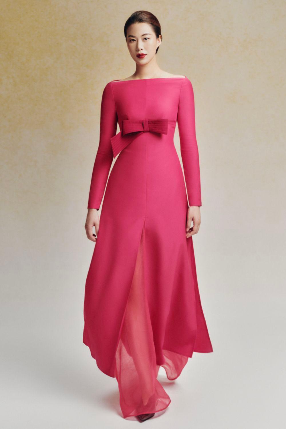 Dao Huong Layered Boat Neck Cotton Rayon Floor Length Dress - MEAN BLVD