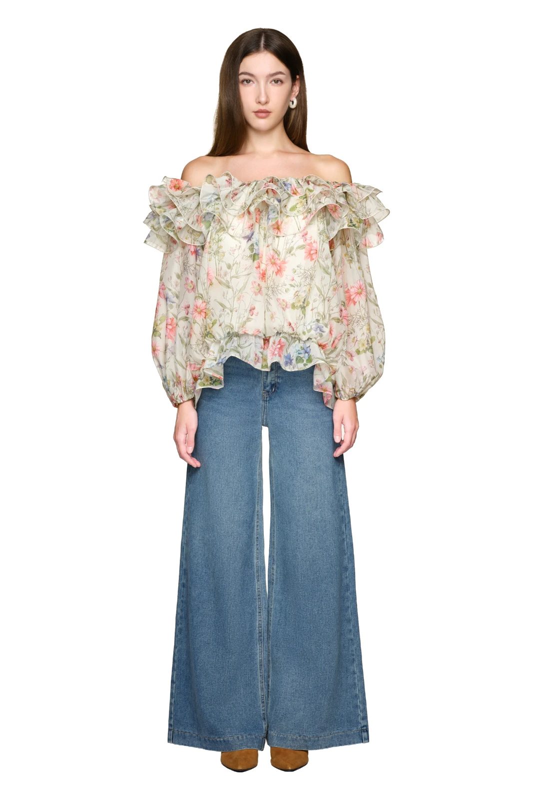Daphne Ruffle Top - MEAN BLVD