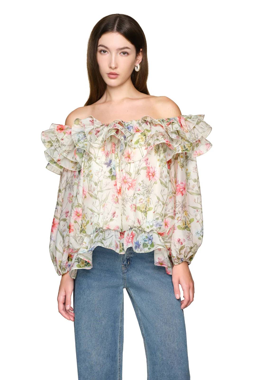 Daphne Ruffle Top - MEAN BLVD