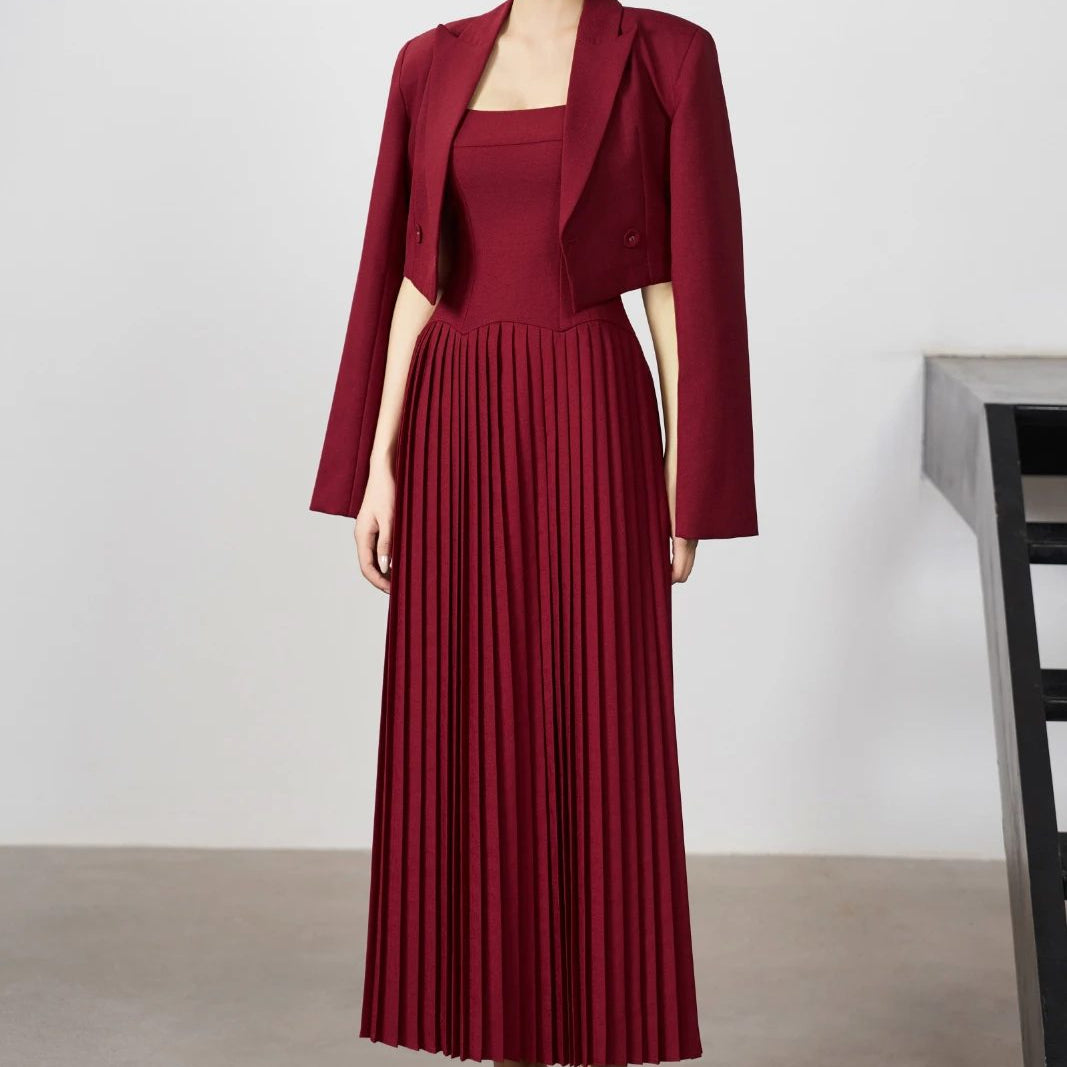 Davina Pleated Set - MEAN BLVD