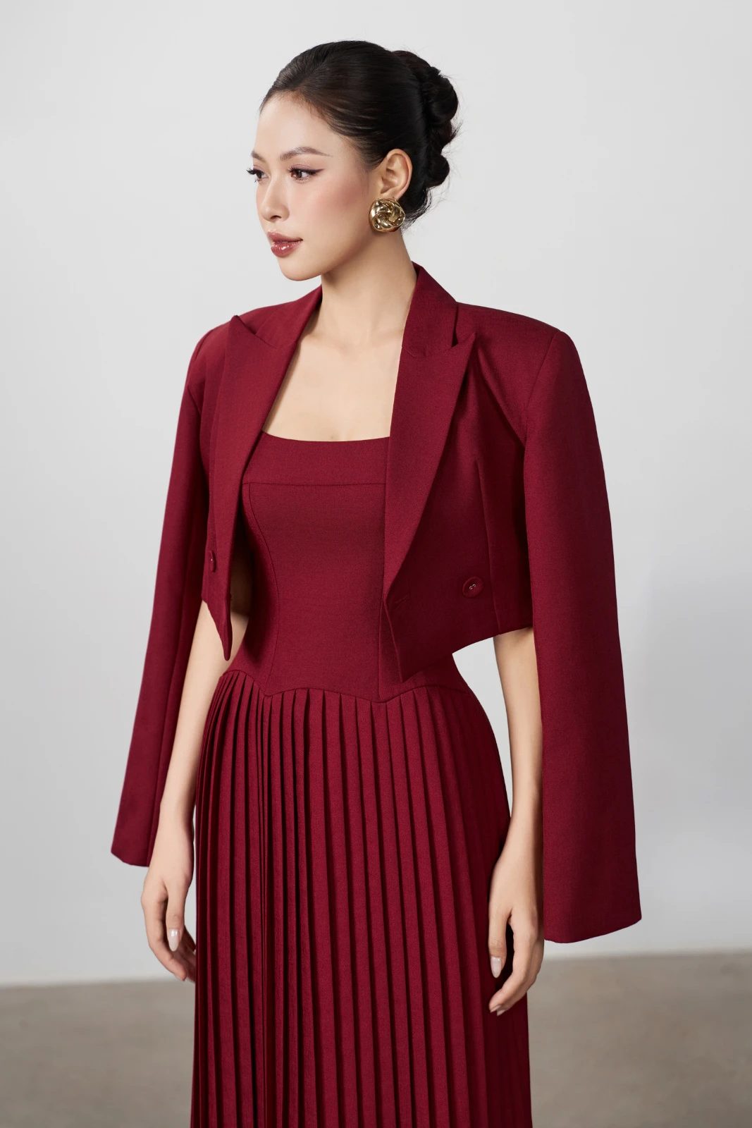 Davina Pleated Set - MEAN BLVD