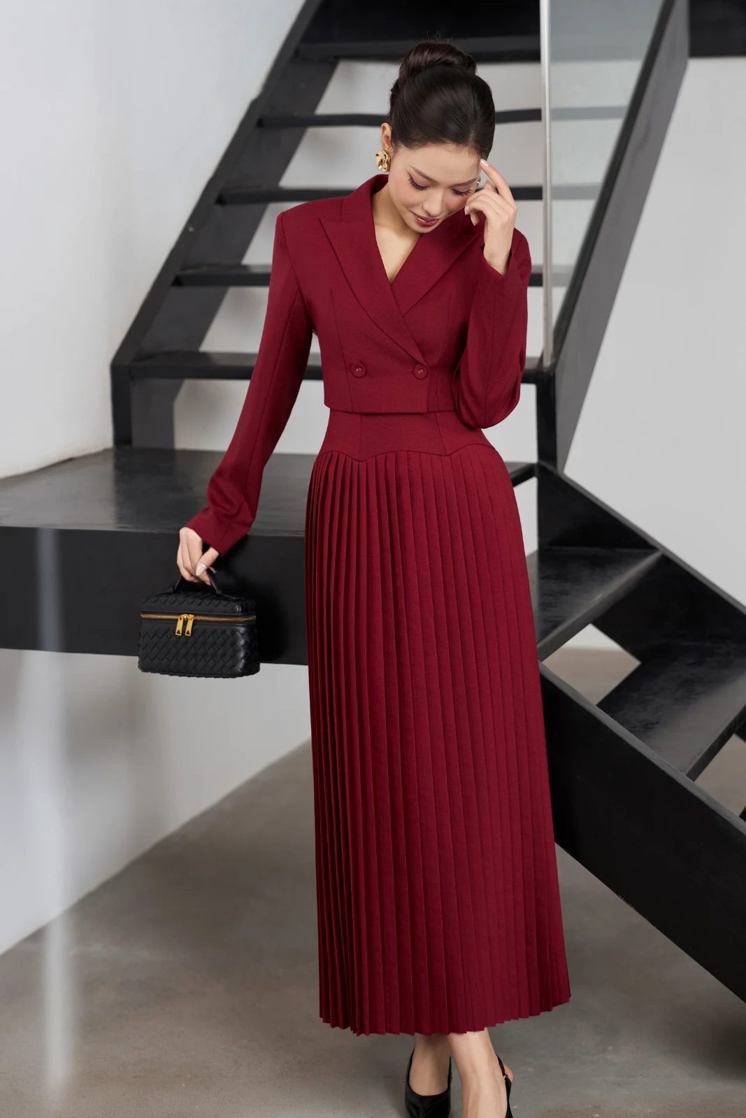 Davina Pleated Set - MEAN BLVD