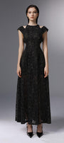 Dawn Break A-line Cut-Out Embroidered Lace Ankle Length Dress - MEAN BLVD