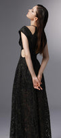 Dawn Break A-line Cut-Out Embroidered Lace Ankle Length Dress - MEAN BLVD