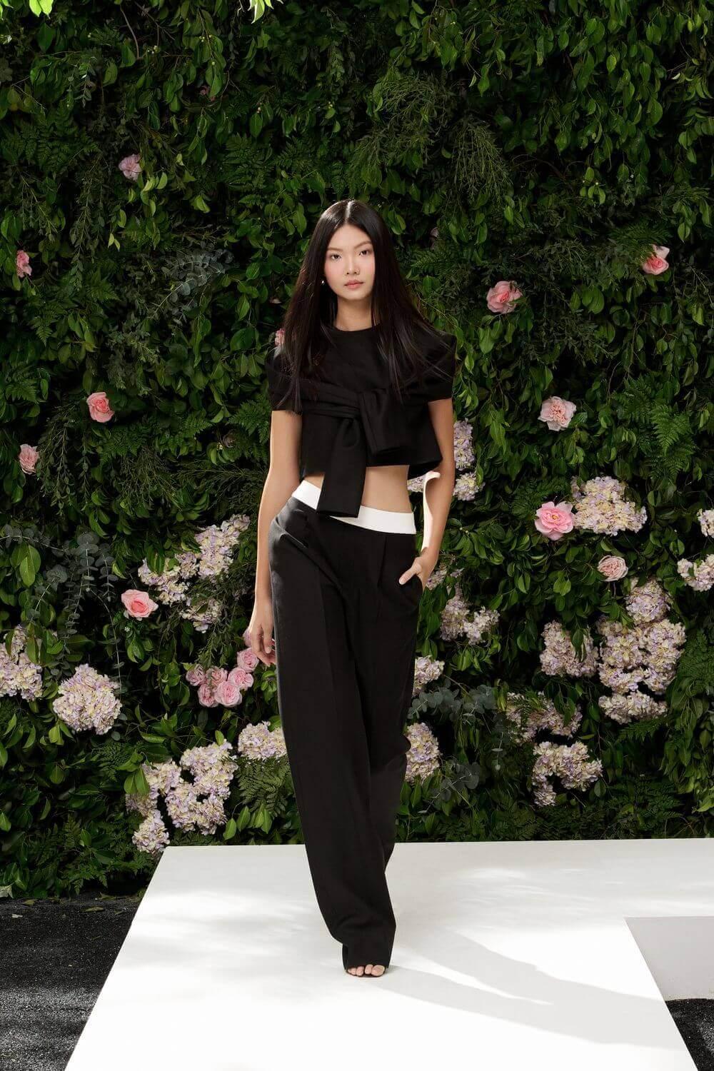 Delaney Straight Wide Leg Wool Cotton Floor Length Pants - MEAN BLVD
