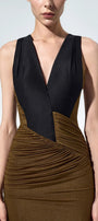Delphine Ruched Maxi Dress - MEAN BLVD