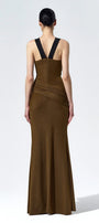 Delphine Ruched Maxi Dress - MEAN BLVD