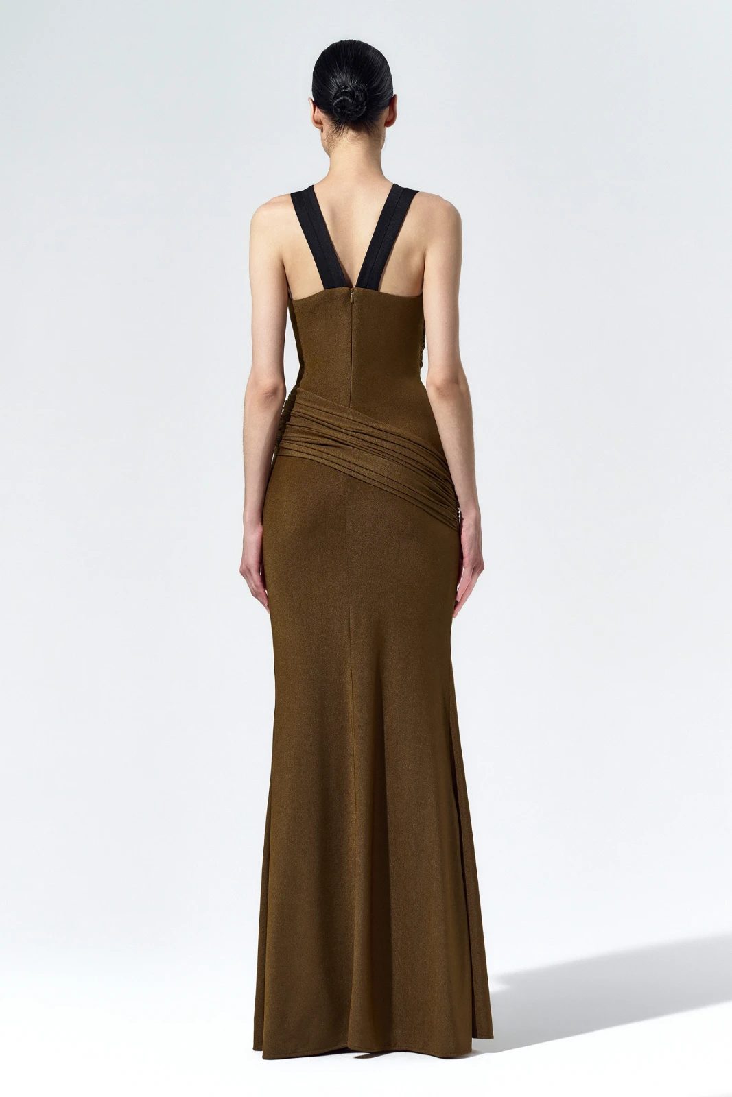 Delphine Ruched Maxi Dress - MEAN BLVD