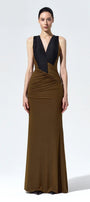 Delphine Ruched Maxi Dress - MEAN BLVD