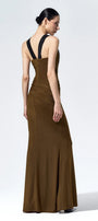 Delphine Ruched Maxi Dress - MEAN BLVD