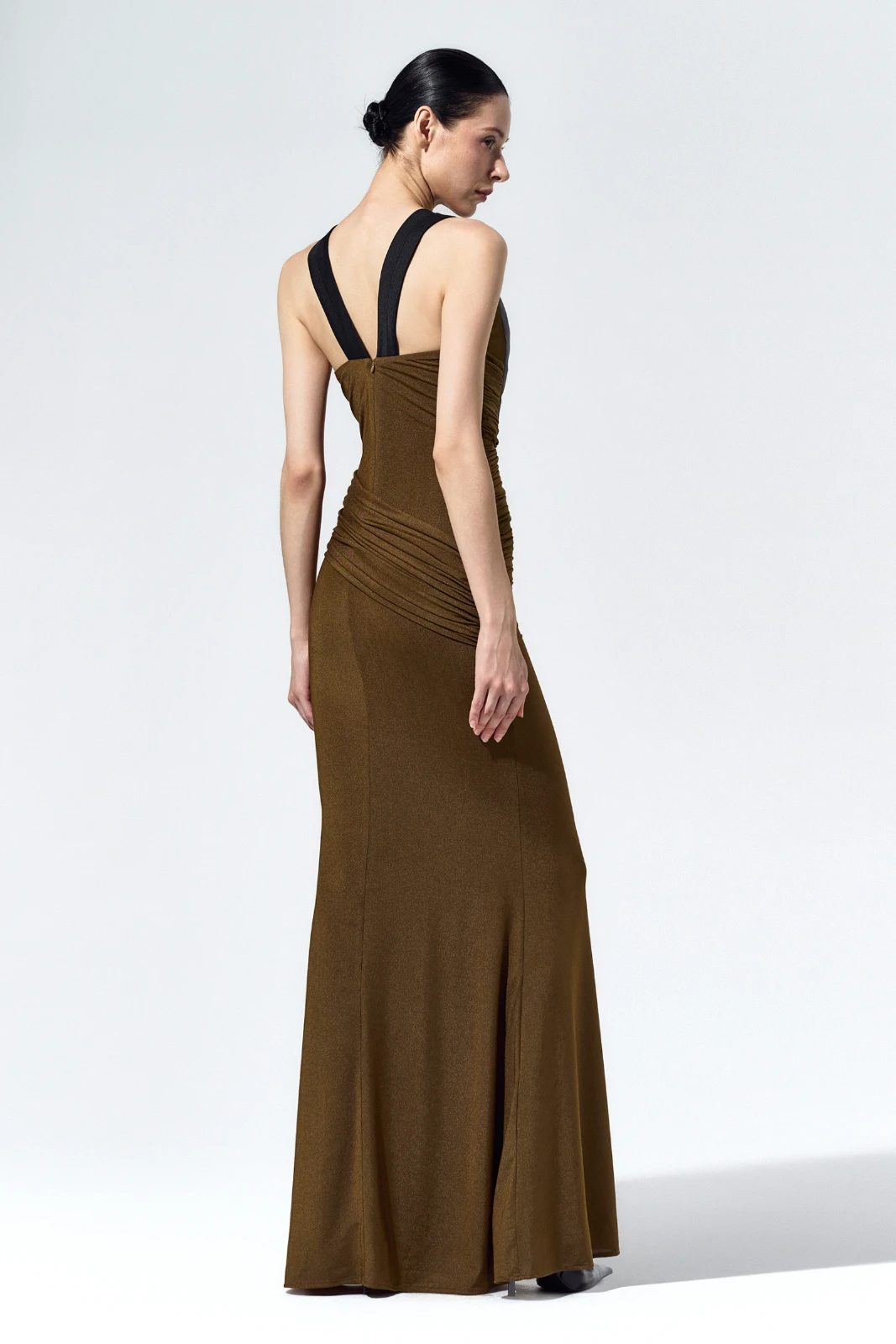 Delphine Ruched Maxi Dress - MEAN BLVD