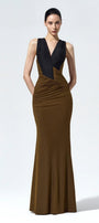 Delphine Ruched Maxi Dress - MEAN BLVD