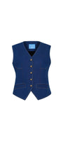 Demi Straight Welt Pocket Cotton Denim Vest - MEAN BLVD