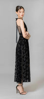 Denver Halter Sleeveless Lace Ankle Length Dress - MEAN BLVD