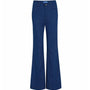 Devon Straight Front Zipper Cotton Denim Floor Length Pants - MEAN BLVD